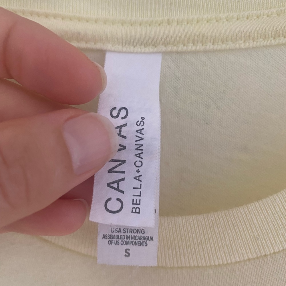 🌼 RARE Vintage Tee Floral Peace Sign Yellow Desert Superbloom Mesa Sz S - Picture 5 of 5